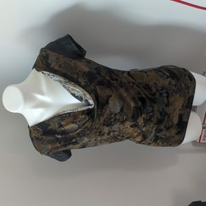 Camouflage style blouse